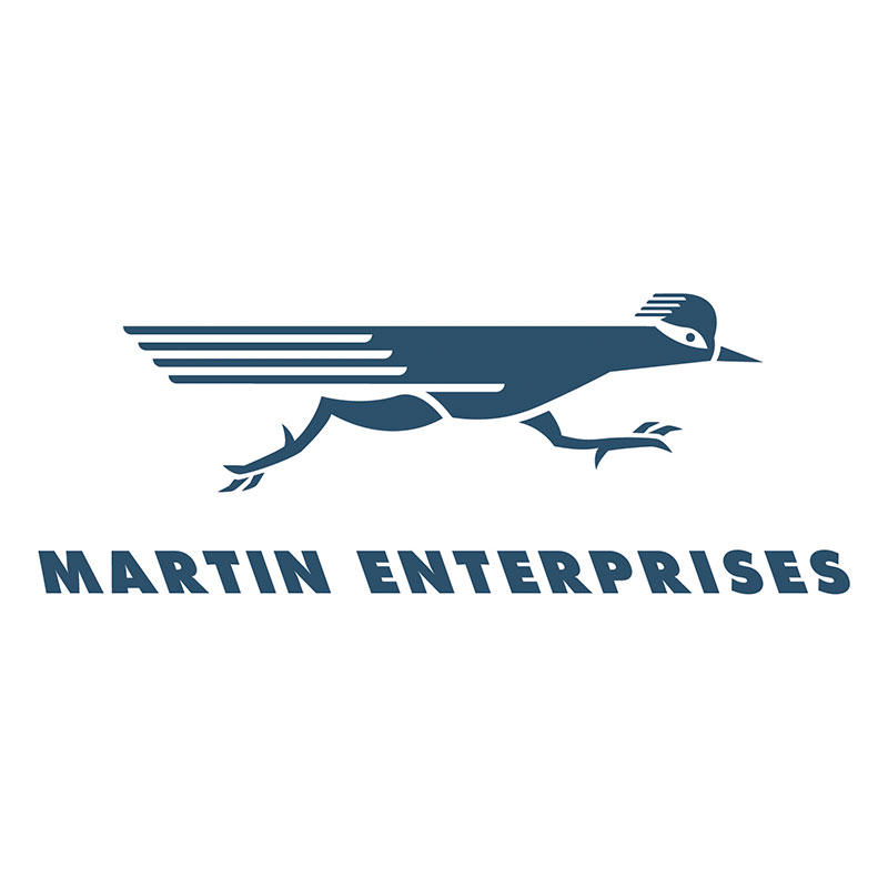 Martin Enterprises logo.